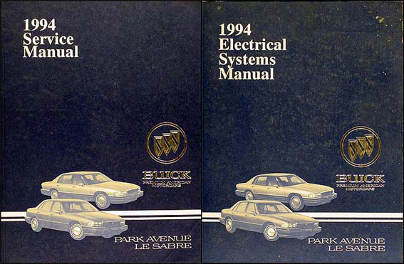 1994 Buick Park Avenue, Ultra and Le Sabre Repair Shop Manual Set Original 