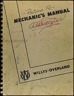 Willys Truck Service Manual