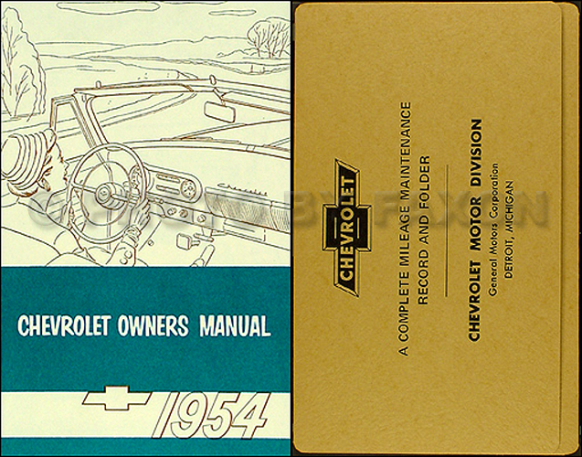 1949-1954 Chevrolet Car Wiring Diagram Manual Reprint
