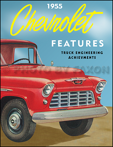 1955 Chevrolet Pickup  U0026 Truck Repair Shop Manual Original