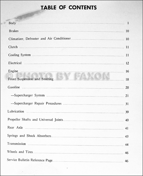 1957 Packard Clipper Repair Shop Manual Original Supplement