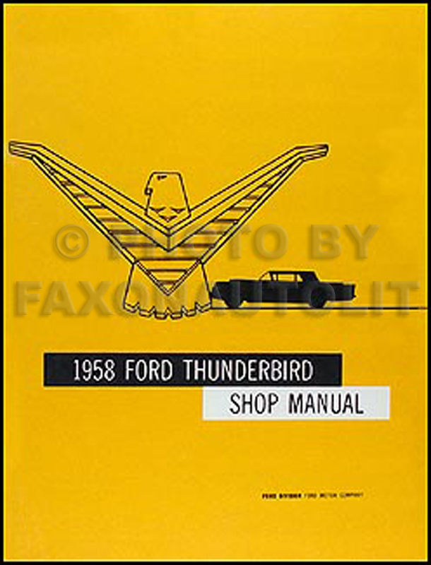 1967 thunderbird repair manual. download