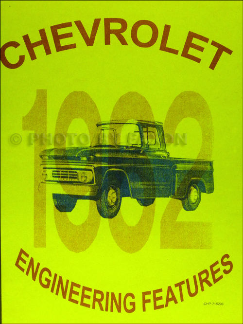 1962 Chevrolet Truck Wiring Diagram Manual Reprint