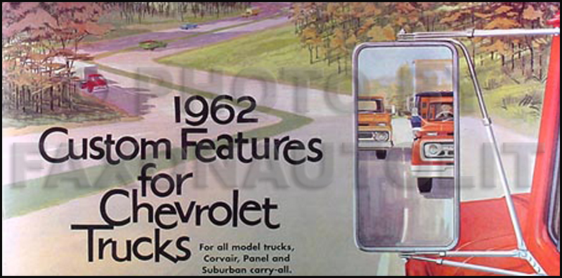 1962 Chevrolet Truck Wiring Diagram Manual Reprint