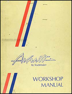 1963-1964 Studebaker Avanti Repair Shop Manual Original 1963 avanti wiring diagram 