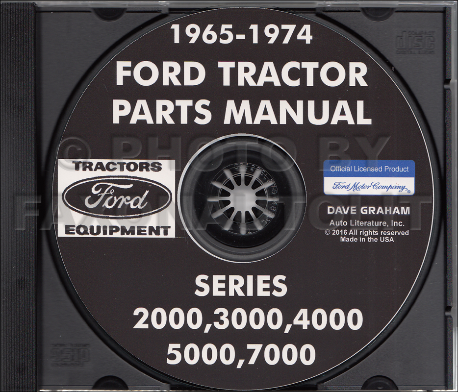 ford 1920 tractor parts manual