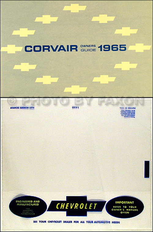 1965 chevy corvair owners manual pdf download