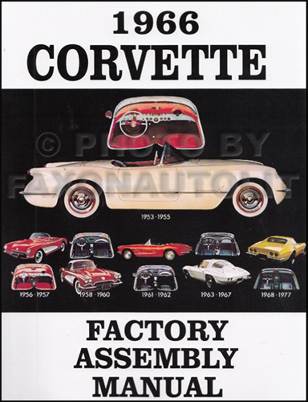 1966 Corvette Sting Ray Reprint Owner's Manual Package