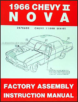 1966 Chevy II & Nova Bound Reprint Assembly Manual
