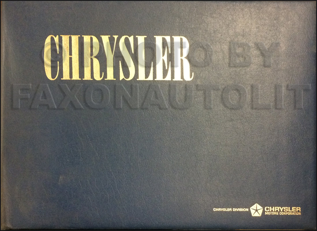 1966 Chrysler & Imperial Repair Shop Manual Original