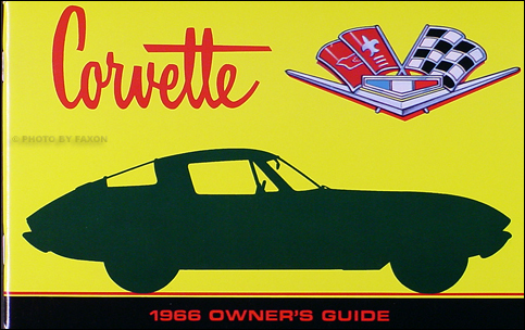 1966 Corvette Sting Ray Reprint Owner's Manual Package