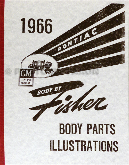1966 Pontiac Tempest LeMans GTO Repair Shop Manual Reprint