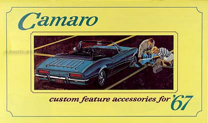 1967 Camaro Factory Assembly Manual Reprint including RS SS Z28