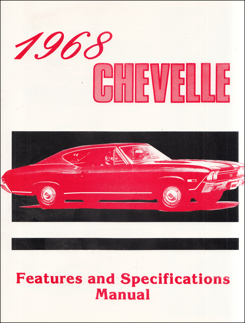 1968 Chevelle Wiring Diagram Manual Reprint Malibu  Ss  El