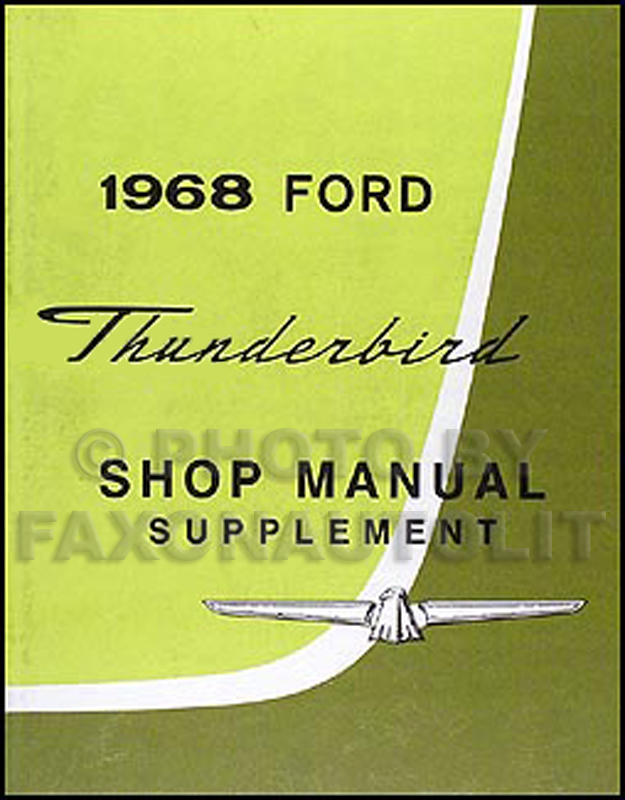 1968 thunderbird repair manual