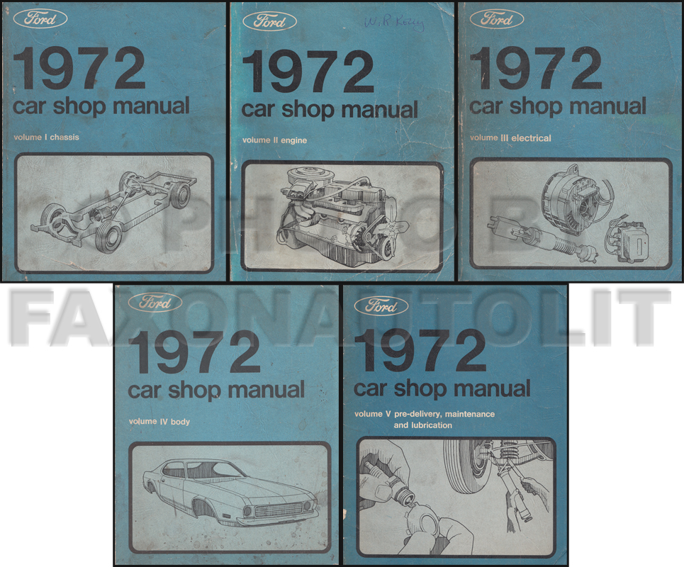 1972 Mercury Cougar Foldout Wiring Diagram Original