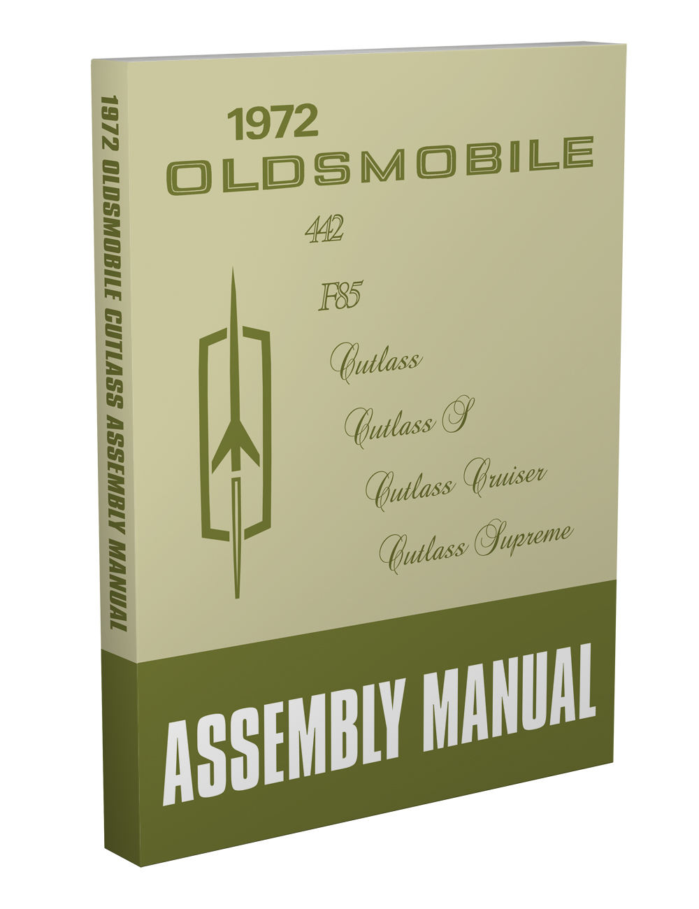 1971 Oldsmobile Assembly Manual Reprint Cutlass 442 S Supreme F 85