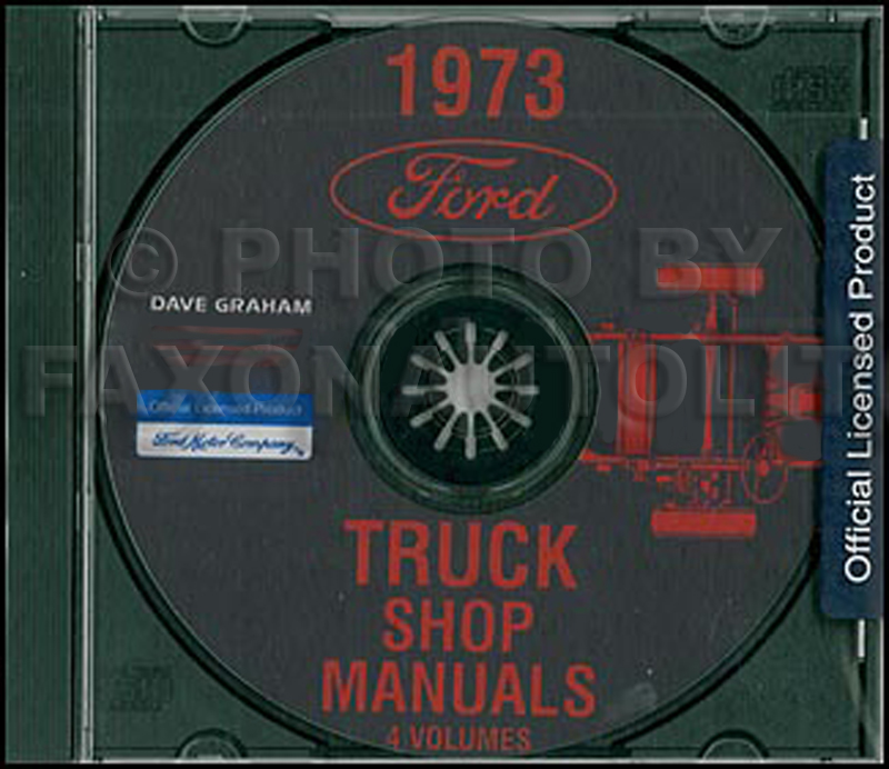 1973 Ford F100 F250 F350 Foldout Wiring Diagram Original