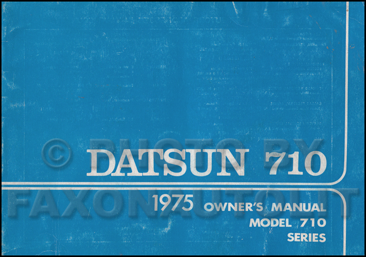 1975 Datsun 710 Repair Shop Manual Original