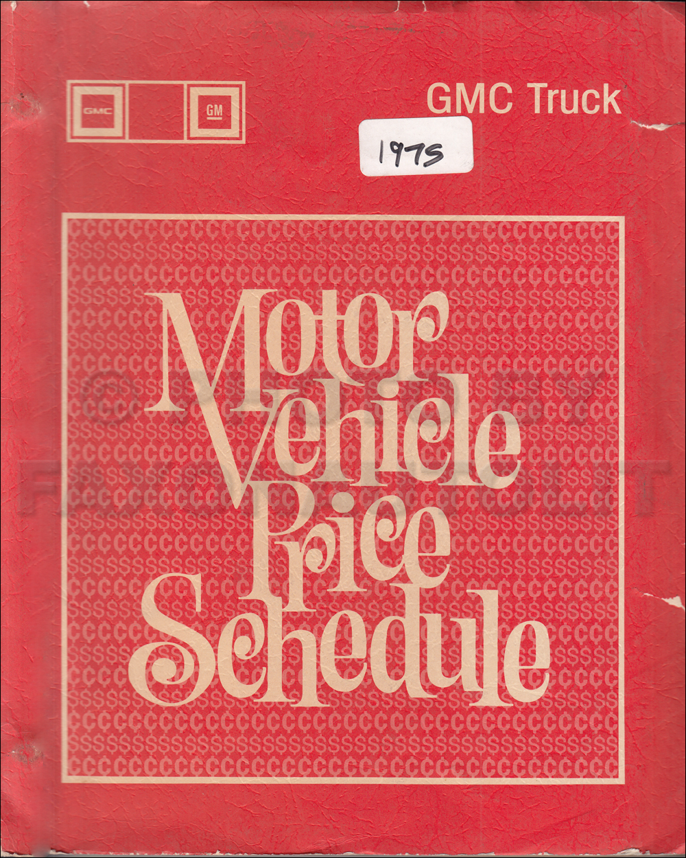 1975 GMC 1500-3500 Truck Repair Shop Manual Supp Pickup Jimmy Suburban