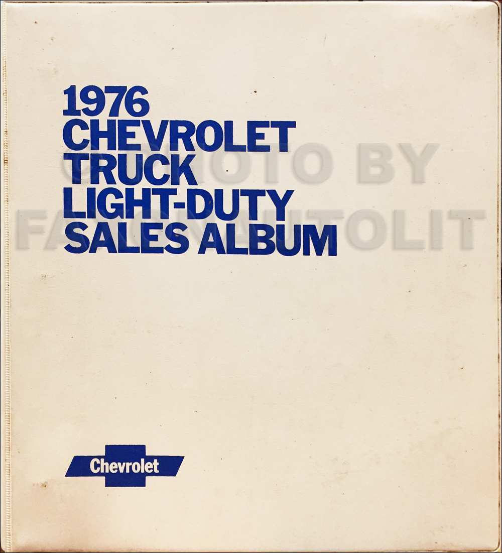 1976 Chevy 10-30 Truck Repair Shop Manual Supplement Pickup, Blazer