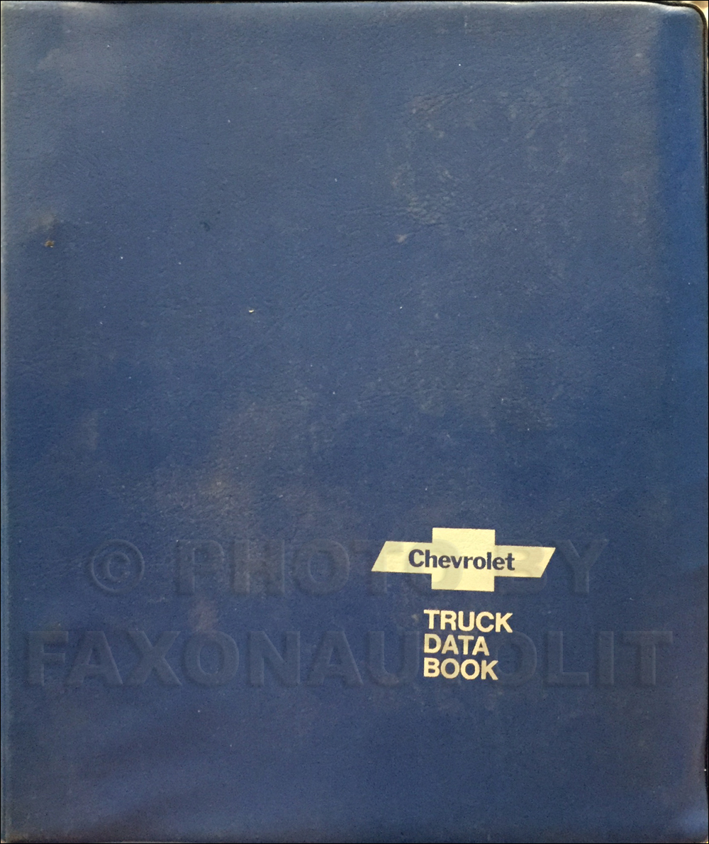 1986 Chevrolet Ck Wiring Diagram Original Pickup Suburban Blazer