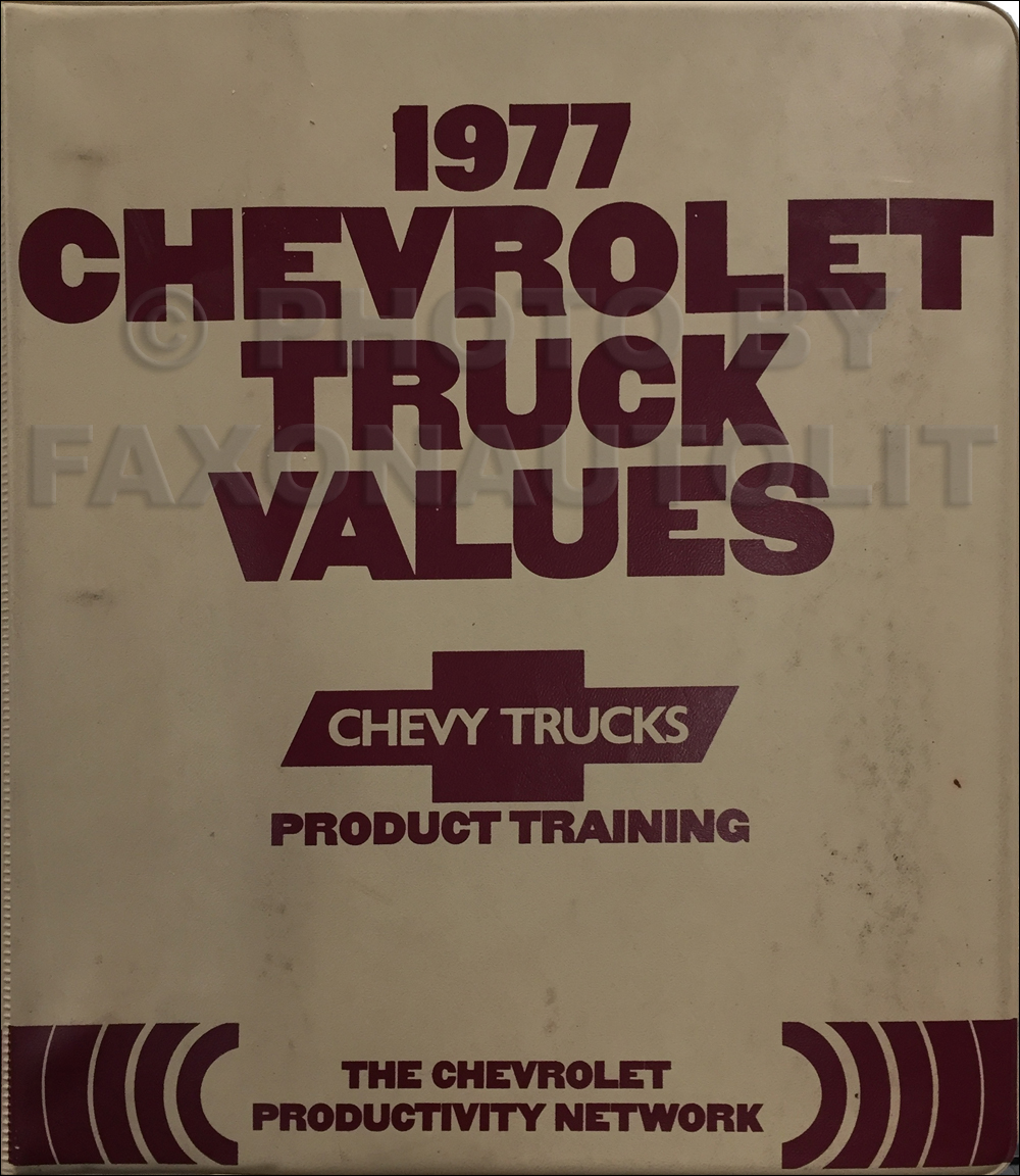1977 Chevrolet Pickup, Blazer, Van, & Suburban Repair Shop Manual CD-ROM