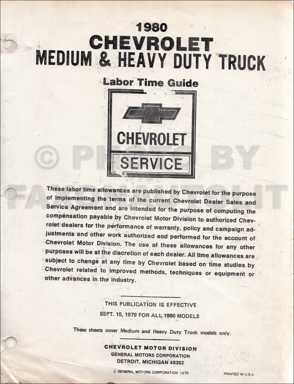 1973 Chevrolet Heavy Truck Wiring Diagram