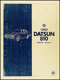 1980 Datsun 810 Repair Shop Manual Original