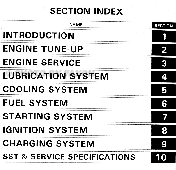 toyota 22r factory service manual #6