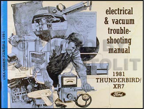 1981 Ford Thunderbird and Mercury XR-7 Wiring Diagram Original
