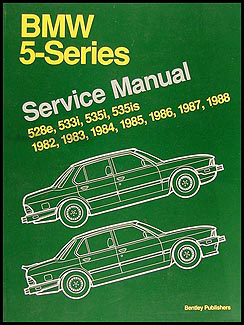 1988 Bmw 528e owners manual #3