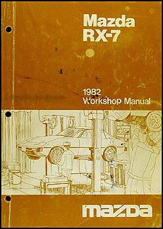 Mazda Rx8 Maintenance Manual