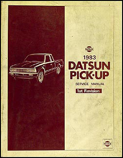1986 Nissan pickup 720 shop manual