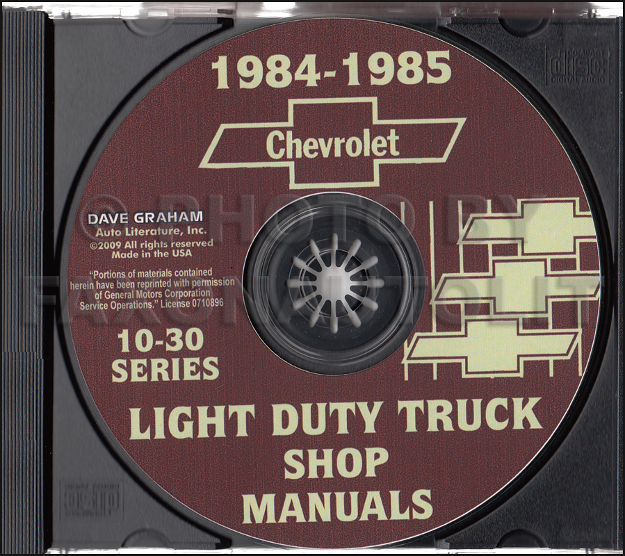 chevrolet truck manuals