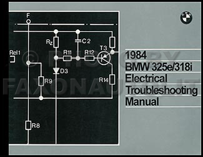 1984 Bmw 325e 318i Electrical Troubleshooting Manual