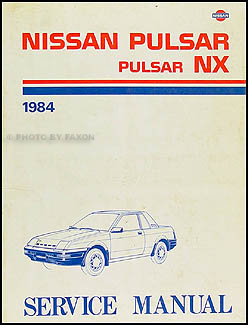 1988 Nissan pulsar repair manual #3