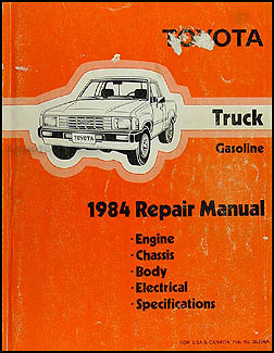 1984 Toyota pickup repair manual