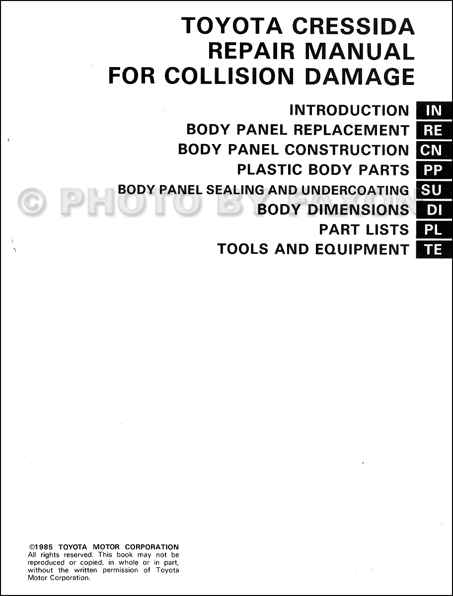 1985 toyota cressida repair manual #5