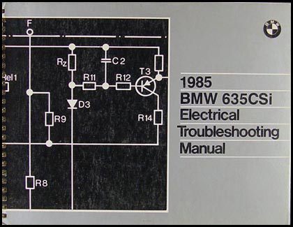 1985 Bmw 635csi owners manual #2
