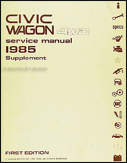 1985 Honda civic repair manual #7