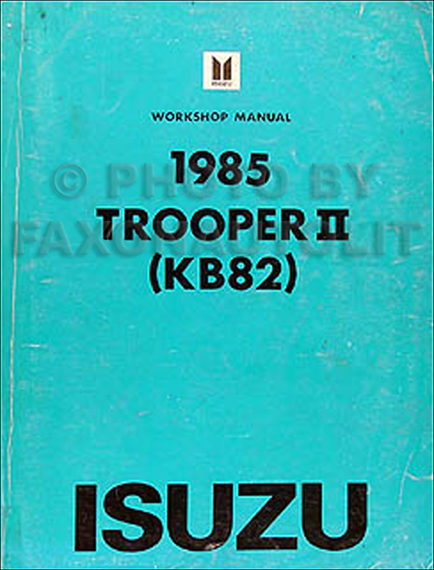 Isuzu Trooper' Manuals &amp; Literature
