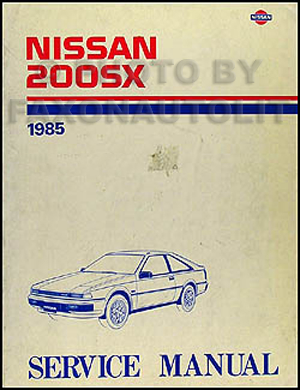 1985 Nissan 200sx owners manual #2