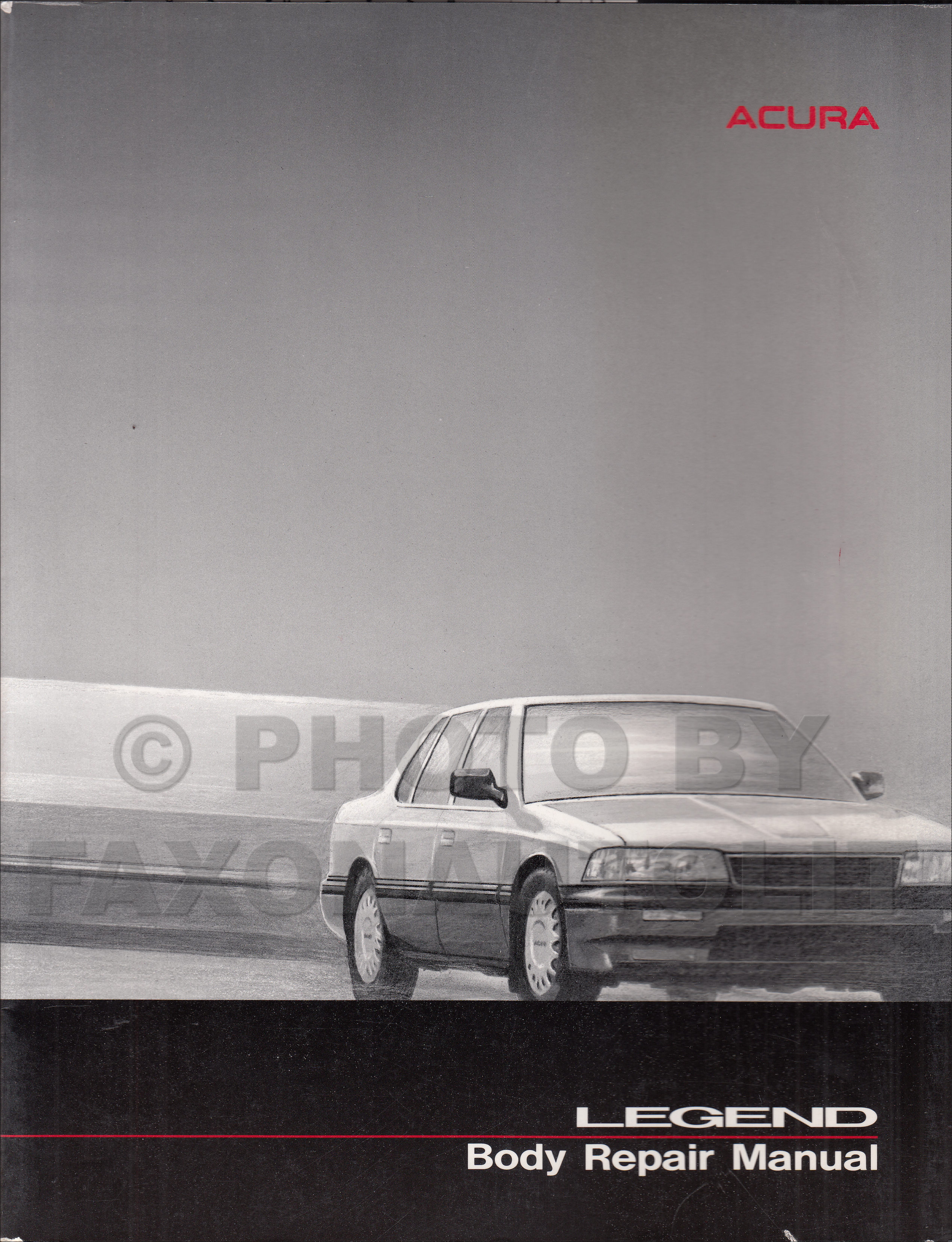 1990-1993 Acura Integra Original Body Repair Manual