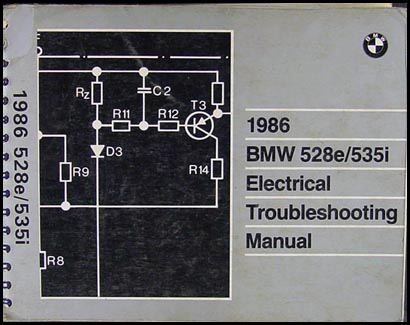 1986 Bmw 528e owners manual #1