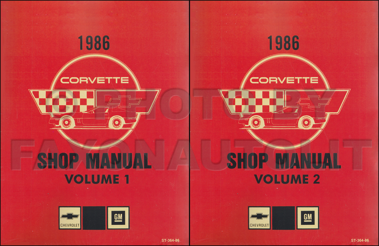 corvette shop manual