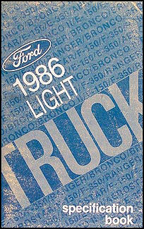 1986 Ford Econoline Van and Club Wagon Wiring Diagram