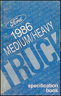 1986 Ford Truck (CAB) Wiring Diagram F600 F700 F800 F7000 F8000 FT800