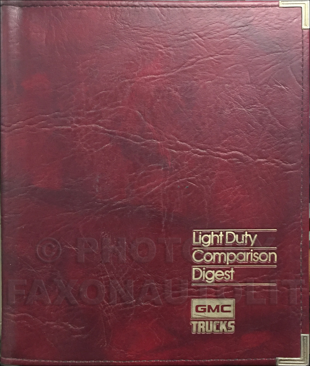 1986 GMC S-15 Pickup & Jimmy Repair Shop Manual Original