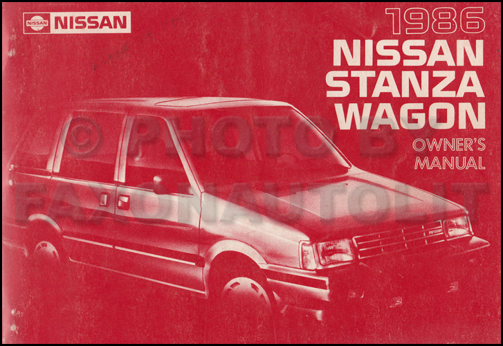 1986 Nissan stanza manual #3